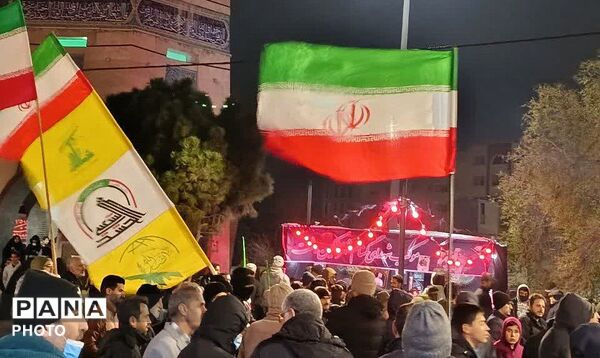 نهمین شب راهپیمایی خون‌خواهی رهبر شهید انقلاب در فردیس