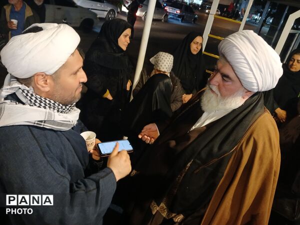 هفتمین شب از برپایی موکب اداره آموزش و پرورش کردکوی