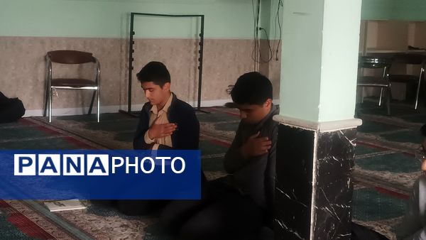 اولین زیارت عاشورای سال ۱۴۰۴ دبیرستان شاهد ابوذر غفاری نیشابور