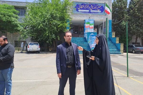 بازدید مسئولین  آموزش و پرورش ناحیه چهار کرج از مدارس اسکان زائران