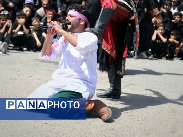 شبیه خوانی عاشورا در روستای فدافن