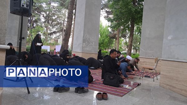مراسم شهادت امام محمد باقر (ع) درکنار شهدای گمنام پارک وحدت آشخانه
