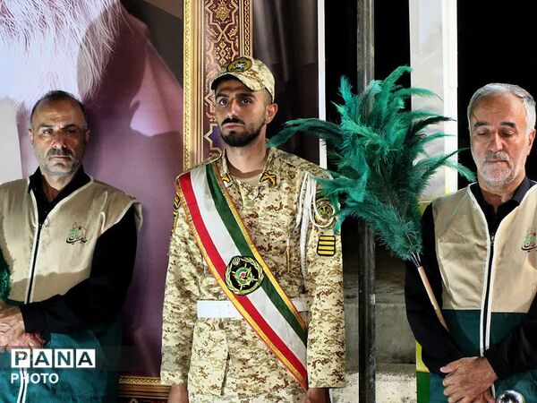 مراسم گرامیداشت آقای شهید ایران و یادبود شهدای شهرستان فلاورجان در اردوگاه شهید بهشتی اصفهان