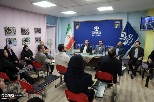 دیدار صمیمی قائم مقام سازمان دانش آموزی با خبرنگاران خبرگزاری پانا