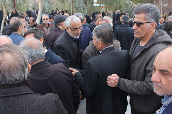 مراسم تشییع مادر شهید «حسین بی‌تا» در قم