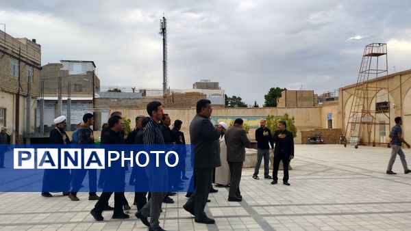 مراسم عزاداری سیدالشهدا خدمت در خلیل آباد