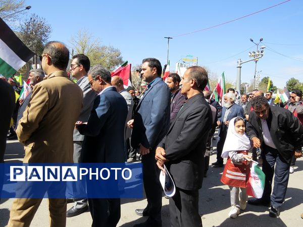 برگزاری راهپیمایی روز قدس در بجنورد 
