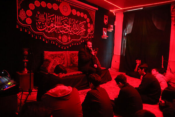 عزاداری نوجوانان فاطمی در سالروز شهادت امام موسی کاظم(ع)