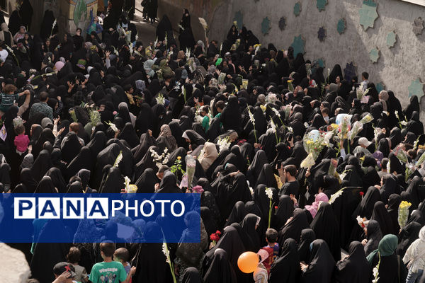 جلوه هایی از کاروان نمادین ورود کریمه اهل بیت به قم