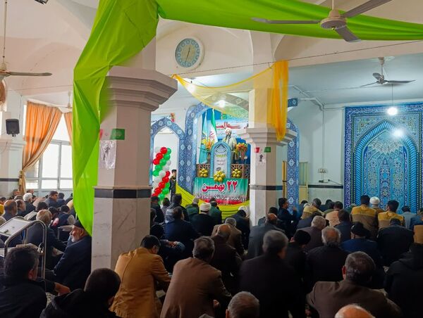 نماز عبادی و سیاسی در شهرستان خلیل آباد