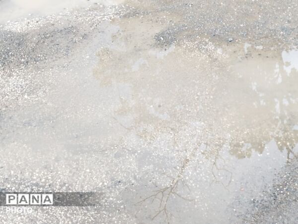 بارش رحمت الهی همراه با تگرگ در شهرستان نیشابور 