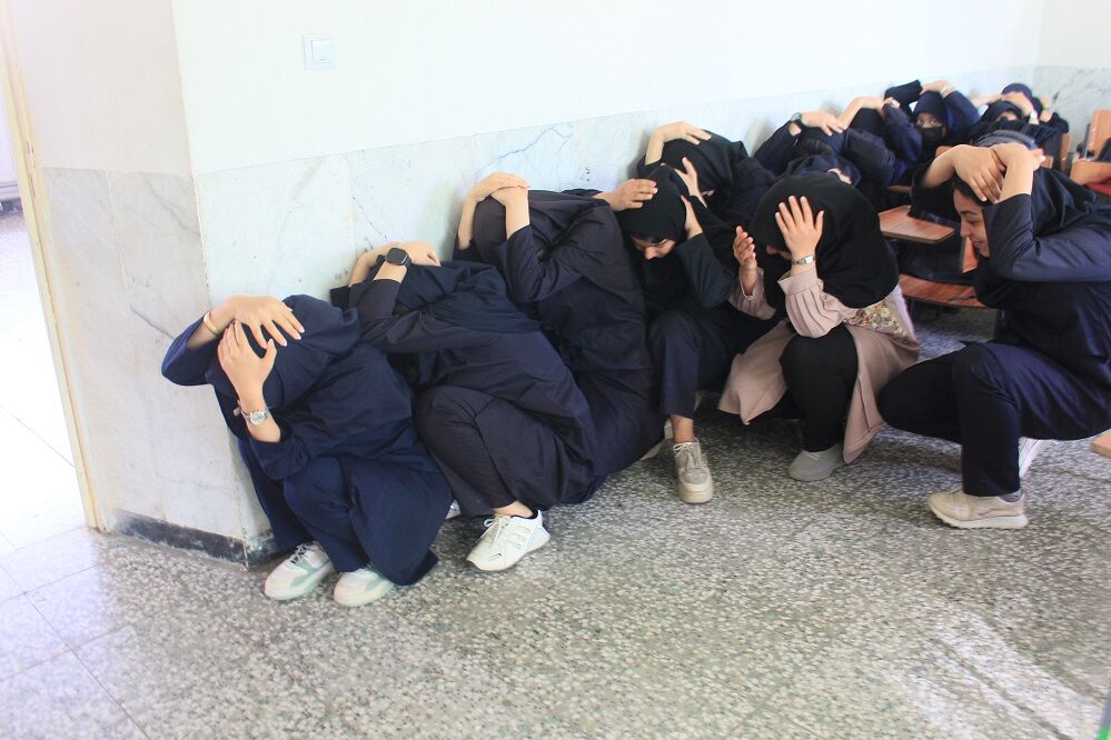 مانور سراسری زلزله در کرمان