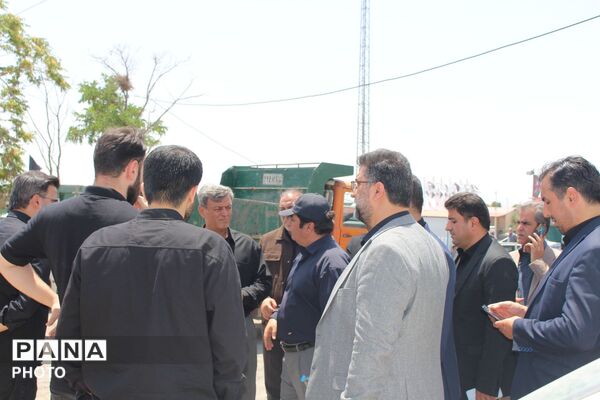 حضور مسئولانه مدیران استانی و شهرستانی در کنار خادمان زائران