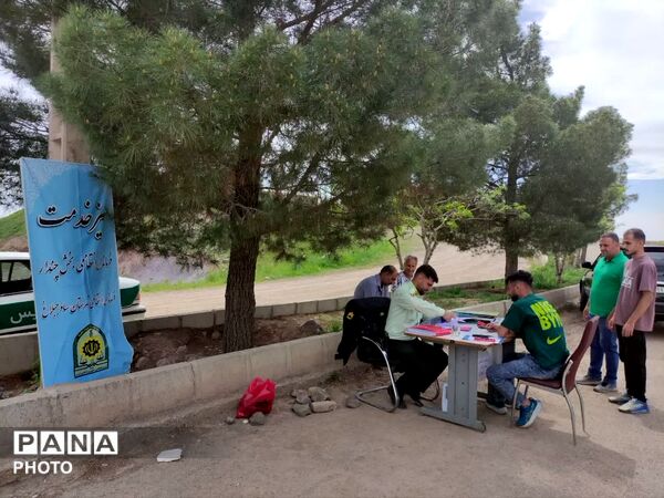راه‌اندازی میز خدمت نیروی انتظامی شهرستان ساوجبلاغ