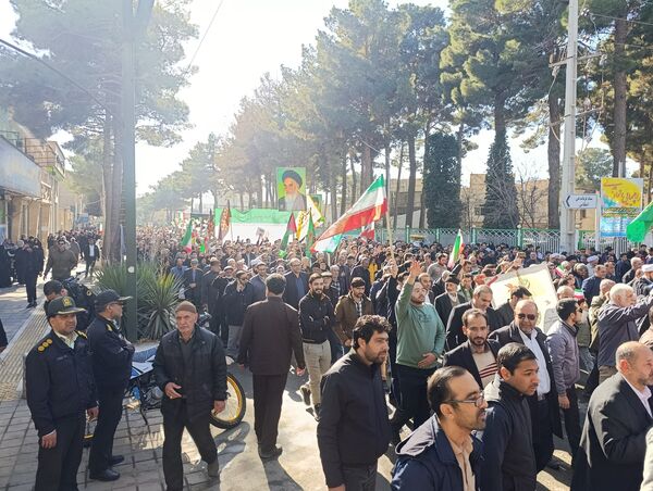 راهپیمایی در محکومیت تروریست های مسلح در تربت حیدریه