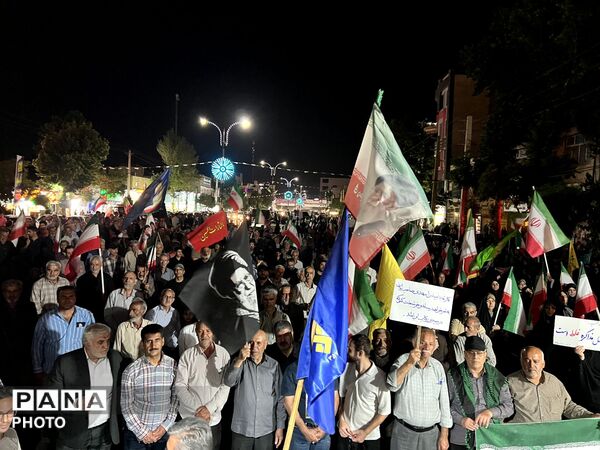 نود و دومین شب راهپیمایی و تجمع  مردم  ساوجبلاغ