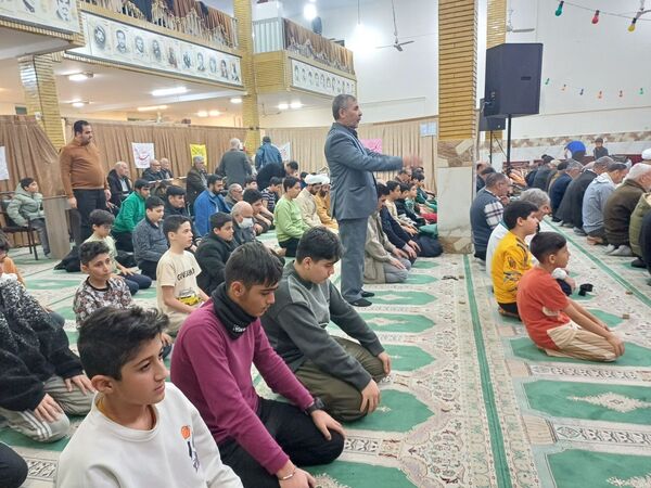 اعتکاف دانش‌آموزی پسران شهرک وحدت فردیس
