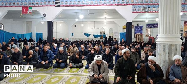 حضور در شور مردم شهرستان سملقان در پی شهادت رهبر معظم انقلاب اسلامی