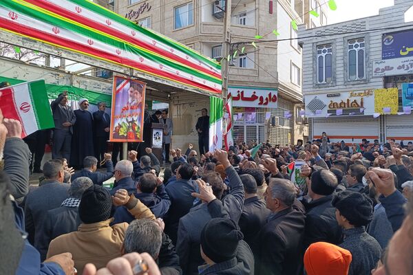 راهپیمایی باشکوه ۲۲ بهمن در اسلام آباد غرب