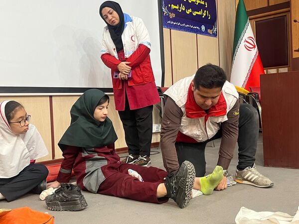 کارگاه آموزشی جشنواره سفیران سلامت با موضوع ایستگاه امدادی