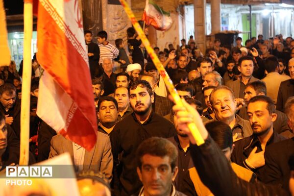  ادای احترام به ارتحال رهبر معظم انقلاب در شهرستان لنده 