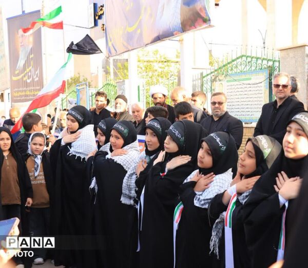 جلوه هایی از عزاداری اربعین قائم امت در شهر جعفریه قم