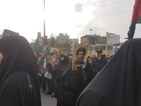 تشییع نمادین شهدای مقاومت درمشهد