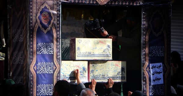 بدرقه باشکوه شهدای گمنام در کرمانشاه