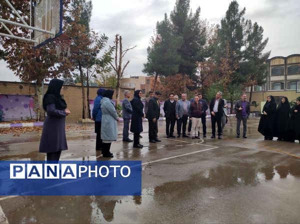 بازدید کارشناسان فحک از هنرستان فلسطین