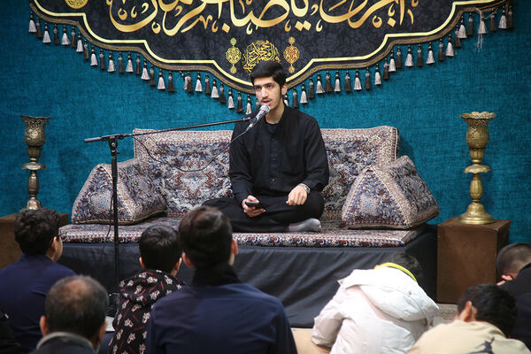 عزاداری نوجوانان فاطمی در سالروز شهادت امام موسی کاظم(ع)