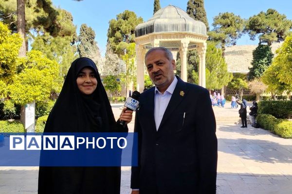 حضور وزیر آموزش‌وپرورش در حافظیه شیراز