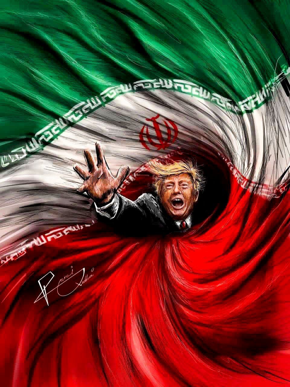 پرچم ایران؛ گردابی که مهاجم را در خود می‌بلعد