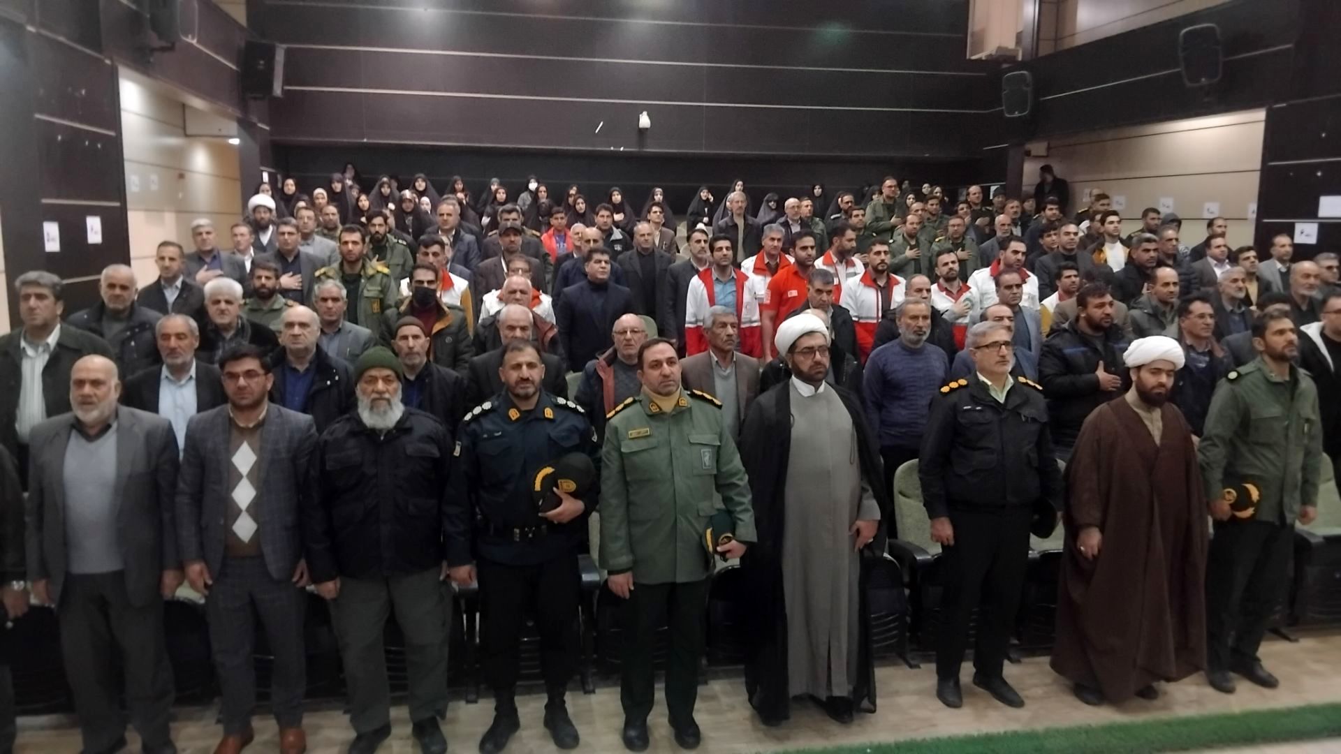 حضور پرشور مردم و مسئولان نورآباد در مراسم سالگرد شهادت سپهبد سلیمانی