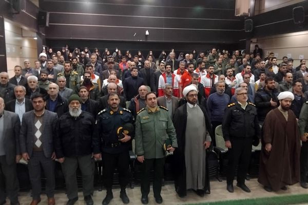 حضور پرشور مردم و مسئولان نورآباد در مراسم سالگرد شهادت سپهبد سلیمانی