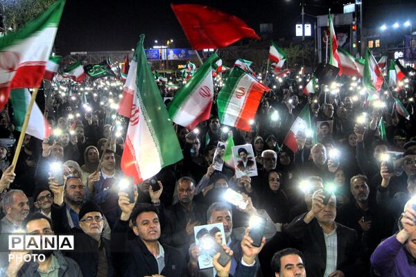 بیست و پنجمین شب متوالی خون خواهی از رهبر شهید