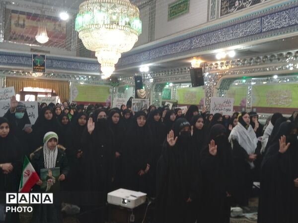 اجتماع بزرگ دختران سید علی در مهدیه شهرستان نیشابور 