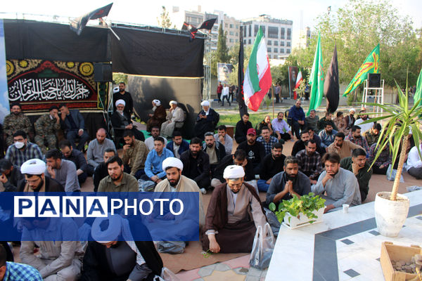 عزاداری سالروز شهادت امام جعفر صادق(ع) در تیپ 83 روحانیون رزمی تبلیغی