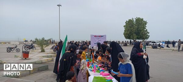 کانون پرورش فکری کودکان و نوجوانان بندرعباس در سوگ رهبر شهید