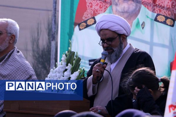 مراسم تشییع پیکر مطهر شهید والامقام شاهین دهقانی