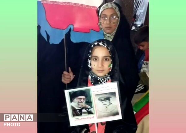 موشک‌های مقاومت  در دست دختران لالجین