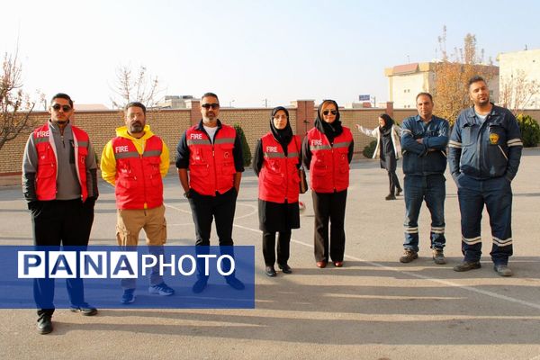 مانور سراسری زلزله و ایمنی در پردیس