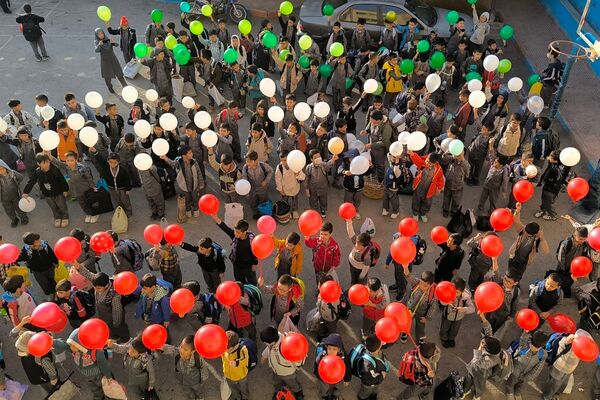 برگزاری صبحگاه‌ در کهریزک با برنامه‌های متنوع