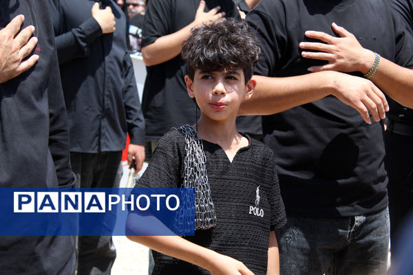 عزاداری تاسوعای حسینی در شهر درق 