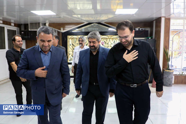 بازدید احمد محمودزاده معاون وزیر آموزش و پرورش از خبرگزاری پانا