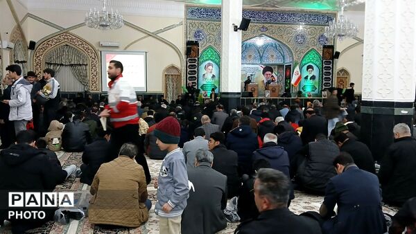 مراسم عزاداری شب قدر در زیارتگاه شهید مدرس
