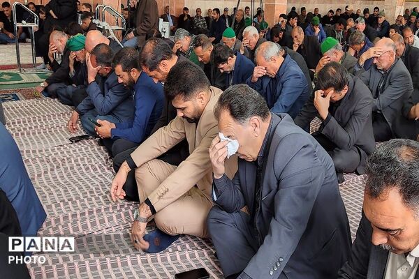 مراسم عزاداری شهادت امام جعفر صادق علیه السلام در حسینیه شهربار