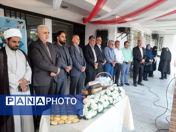 مانور بازگشایی مدارس عباس آباد 