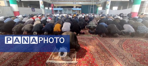 برگزاری با شکوه نماز جماعت عبادی سیاسی جمعه در شهرستان نورآباد