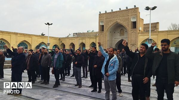 شهر نیشابور مشکی پوش شد ـ ۱ 