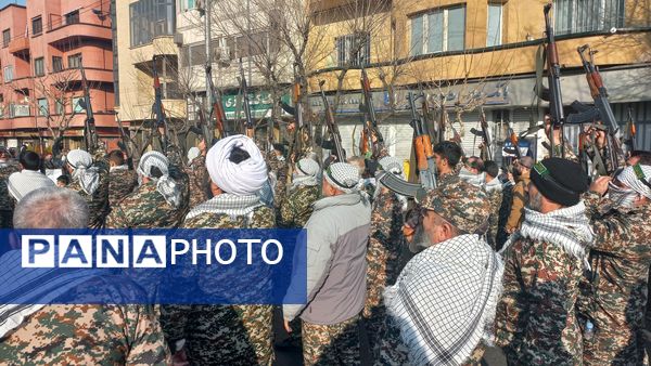 رزمایش ۱۱۰ هزار نفری راهیان قدس در تهران